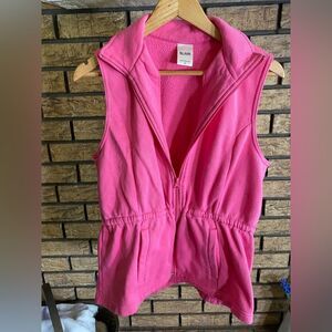 Blair hooded vest pink